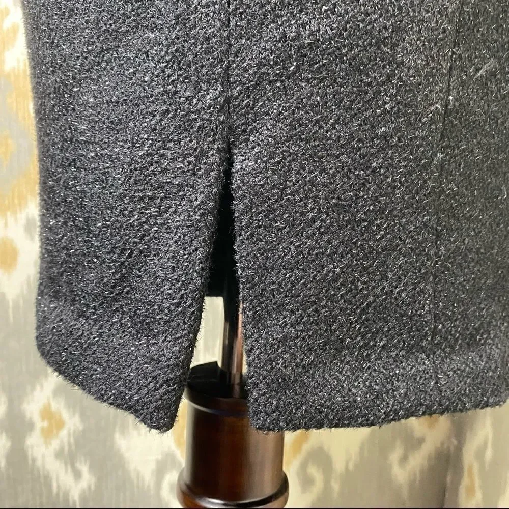 Ralph Lauren Black Luster Knit Sheath Dress